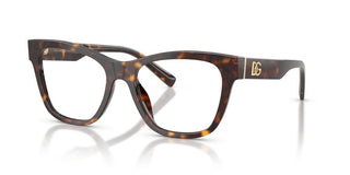 Dolce & Gabbana DG 3430 women Havana Squared Eyeglasses
