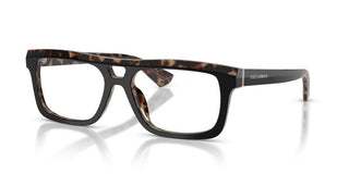 Dolce & Gabbana DG 3431 men Black Rectangle Eyeglasses