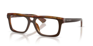 Dolce & Gabbana DG 3431 men Brown Rectangle Eyeglasses