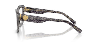 Dolce & Gabbana Dg 3441 Women Black Squared Eyeglasses