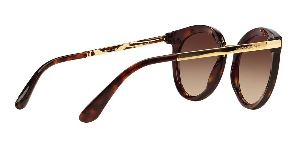 Dolce Gabbana Dg 4268 Women Havana Round Sunglasses – Otticanet USA
