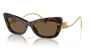 Dolce & Gabbana Dg 4467b Women Havana Cat Eye Sunglasses