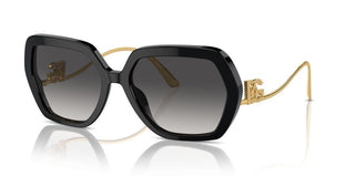 Dolce & Gabbana Dg 4468b Women Black Oversize Sunglasses