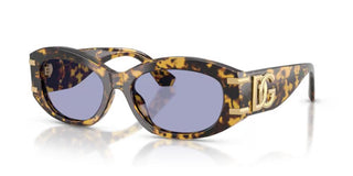 Dolce & Gabbana DG 4502 women Havana Oval Sunglasses