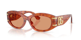 Dolce & Gabbana DG 4502 women Havana Oval Sunglasses