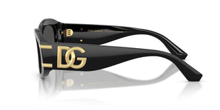 Dolce & Gabbana Dg 4502 Women Black Oval Sunglasses
