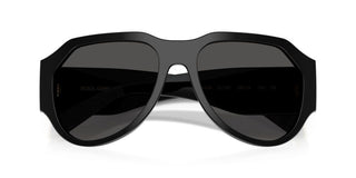 Dolce & Gabbana Dg 4504 Men Black Pilot Sunglasses