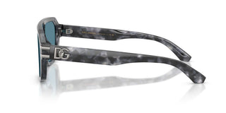 Dolce & Gabbana Dg 4507 Men Havana Shield Sunglasses