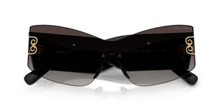 Dolce & Gabbana DG 4526B women Black Shield Sunglasses