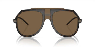 Dolce & Gabbana DG 6195 men Havana Pilot Sunglasses