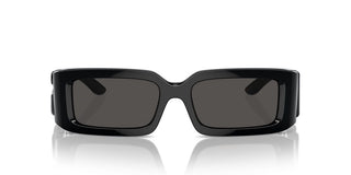 Dolce & Gabbana Dg 6197 Unisex Black Rectangle Sunglasses