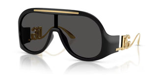 Dolce & Gabbana Dg 6202 Women Black Shield Sunglasses