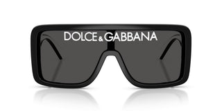 Dolce & Gabbana DG 6204 unisex Black Shield Sunglasses