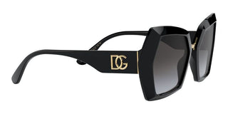 Dolce & Gabbana DG MONOGRAM DG 4377 women Black Butterfly Sunglasses