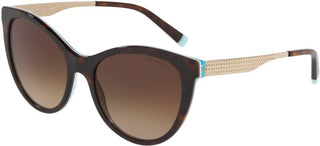 Tiffany & Co. DIAMOND POINT TF 4159 women Havana Butterfly Sunglasses