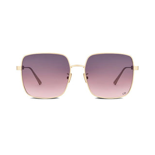 DIOR DiorCannage S1U women Gold Squared Sunglasses