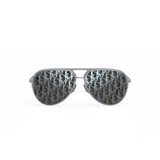 Dior Dioressential Dioressential A2u Men Silver Pilot Sunglasses