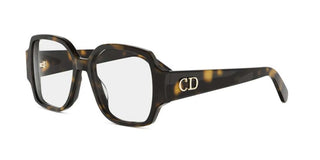 DIOR DIORGLOWO S3I DIORGLOWO S3I women Havana Squared Eyeglasses