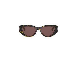 DIOR DiorGlow B1I women Havana Oval Sunglasses
