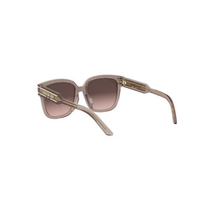 DIOR DiorSigture DiorSignature S7F women Brown Squared Sunglasses