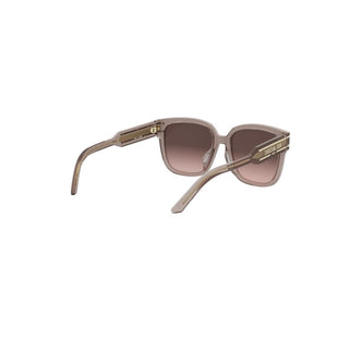 DIOR DiorSigture DiorSignature S7F women Brown Squared Sunglasses
