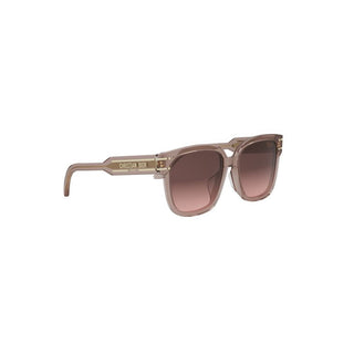 DIOR DiorSigture DiorSignature S7F women Brown Squared Sunglasses