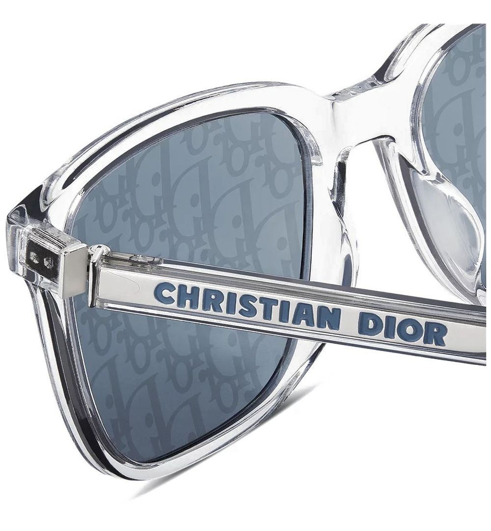 Dior Diortag Diortag Su Men Transparent Rectangle Sunglasses