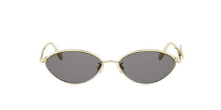 DIOR BOW R1U DIOR BOW R1U women Gold Oval Sunglasses