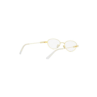DIOR DIOR CANNAGE O Dior Cannage O B3U women Gold Oval Eyeglasses