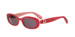 DIOR OBLIQUE B1I DIOR OBLIQUE B1I women Red Oval Sunglasses