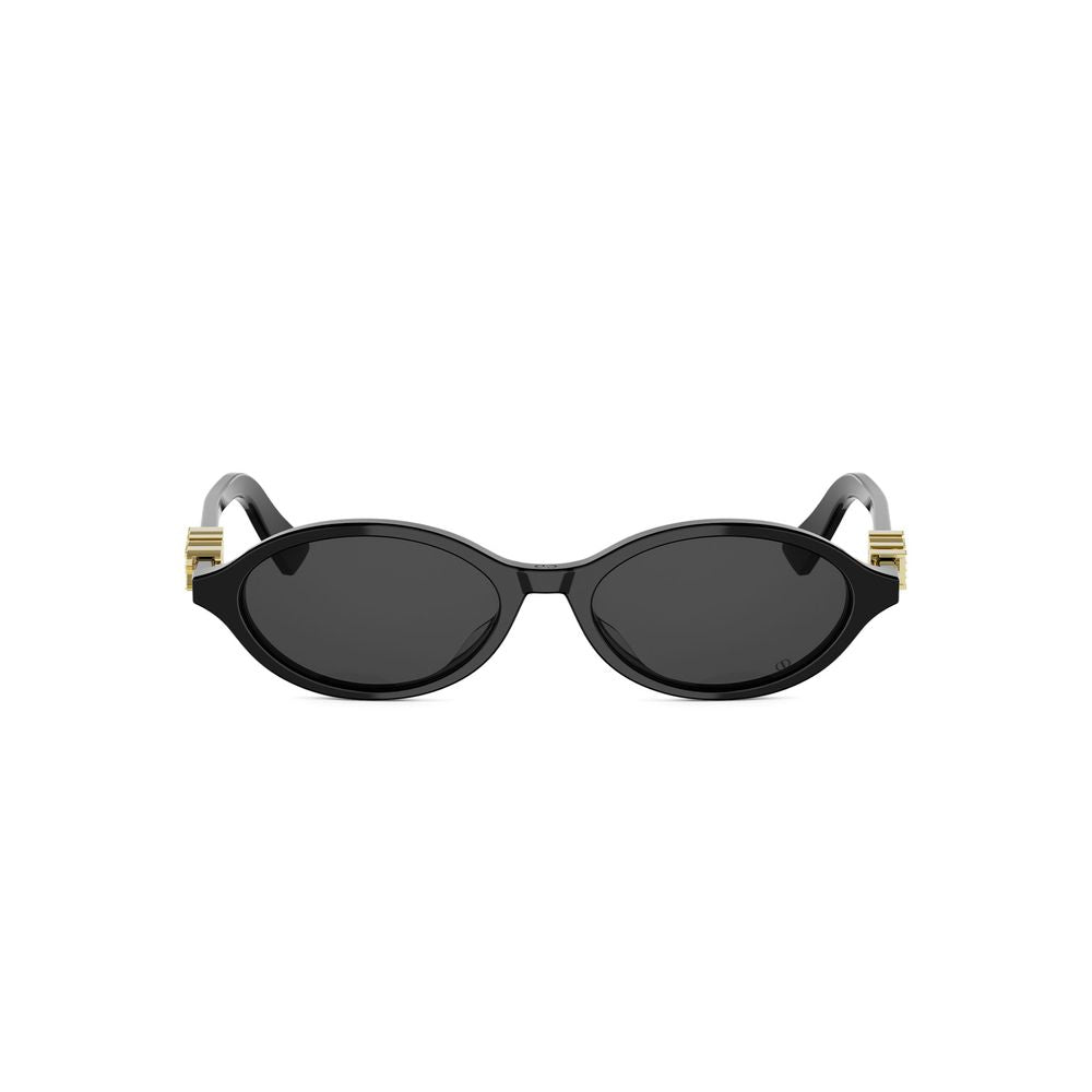 dior goggle sunglasses Dior Treasure R1I Sunglasses (Black/Grey - Oval