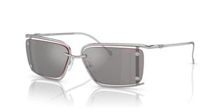 Diesel DL 1002 unisex Silver Rectangle Sunglasses