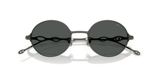 Diesel DL 1008 unisex Ruthenium Round Sunglasses
