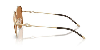 Diesel Dl 1010d Women Gold Squared Sunglasses