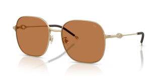 Diesel DL 1010D women Gold Squared Sunglasses