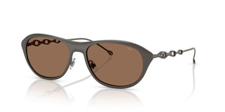 Diesel DL 1011 unisex Ruthenium Oval Sunglasses