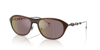 Diesel DL 1011 unisex Brown Oval Sunglasses