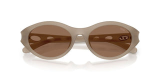 Diesel Dl 3005u Women Brown Oval Sunglasses