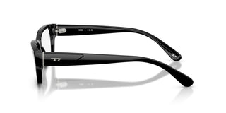 Diesel Dl 4002f Unisex Black Rectangle Eyeglasses
