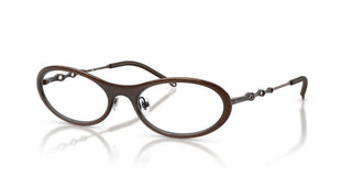 Diesel DL 5001 unisex Brown Oval Eyeglasses