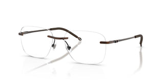 Diesel DL 5005 unisex Brown Rectangle Eyeglasses