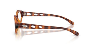 Diesel DL 6002U women Havana Oval Eyeglasses
