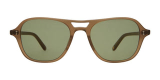 Garrett Leight Doc Sun Unisex Brown Pilot Sunglasses