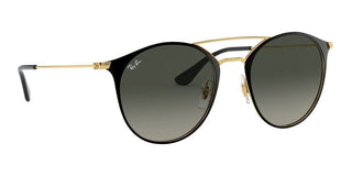 Ray-Ban DOUBLE BRIDGE RB 3546 unisex Black Round Sunglasses