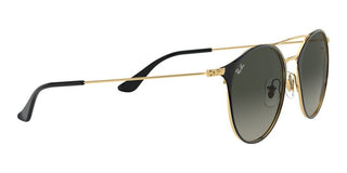 Ray-Ban DOUBLE BRIDGE RB 3546 unisex Black Round Sunglasses