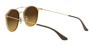Ray-Ban DOUBLE BRIDGE RB 3546 unisex Brown Round Sunglasses