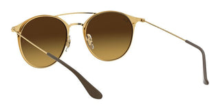 Ray-Ban DOUBLE BRIDGE RB 3546 unisex Brown Round Sunglasses