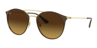 Ray-Ban DOUBLE BRIDGE RB 3546 unisex Brown Round Sunglasses