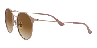 Ray-Ban DOUBLE BRIDGE RB 3546 unisex Brown Round Sunglasses