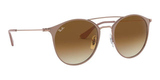 Ray-Ban DOUBLE BRIDGE RB 3546 unisex Brown Round Sunglasses